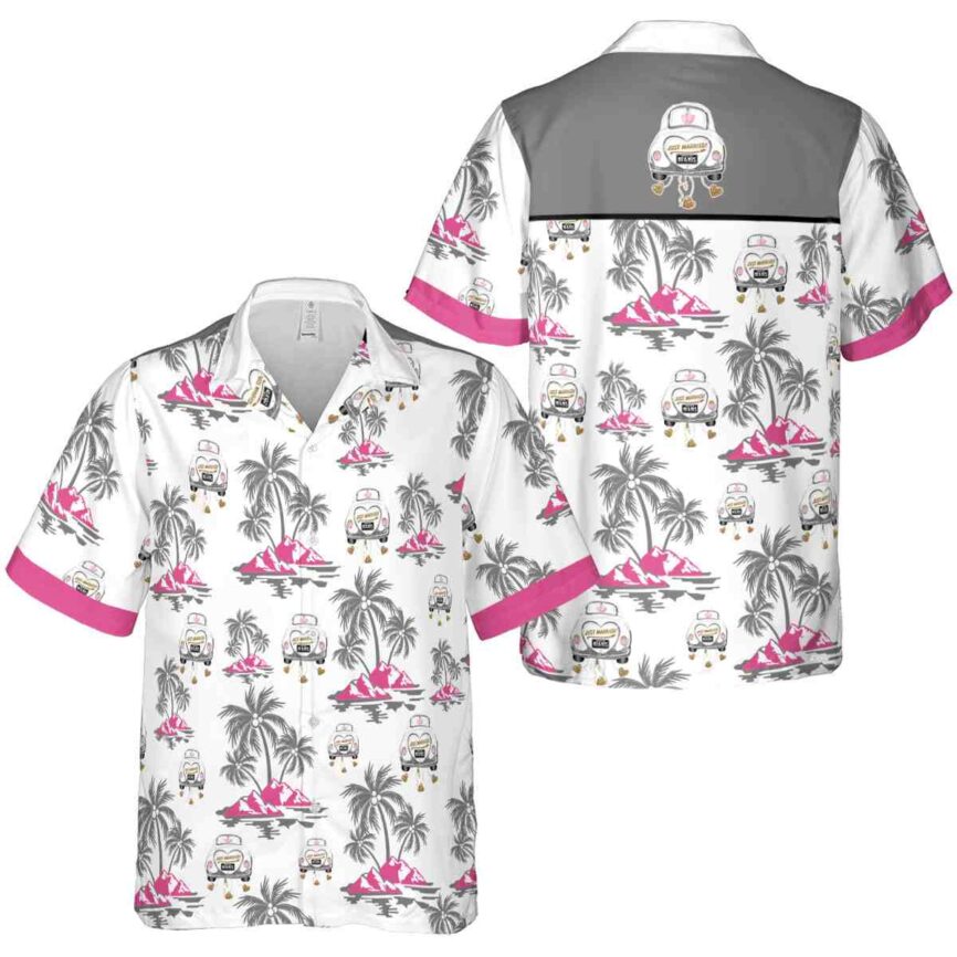 Wedding Palm Island Graphic Hawaiian Shirt Premium grade