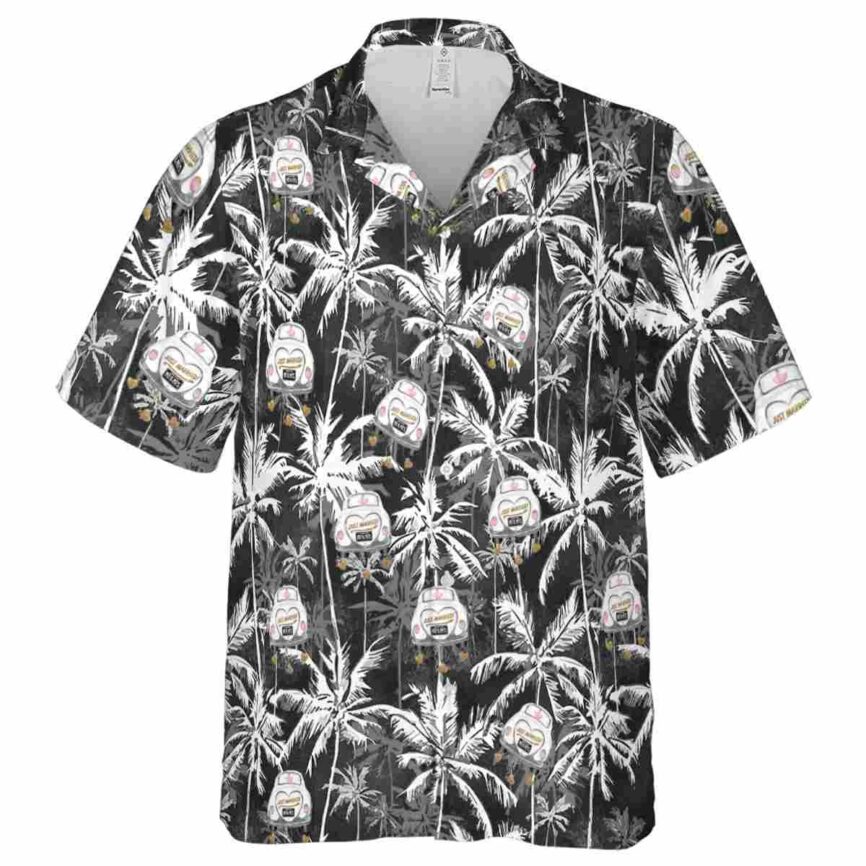 Wedding Palm Themed Hawaiian Shirt Fashion forward