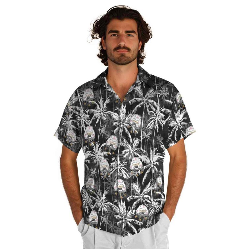 Wedding Palm Themed Hawaiian Shirt New Arrival