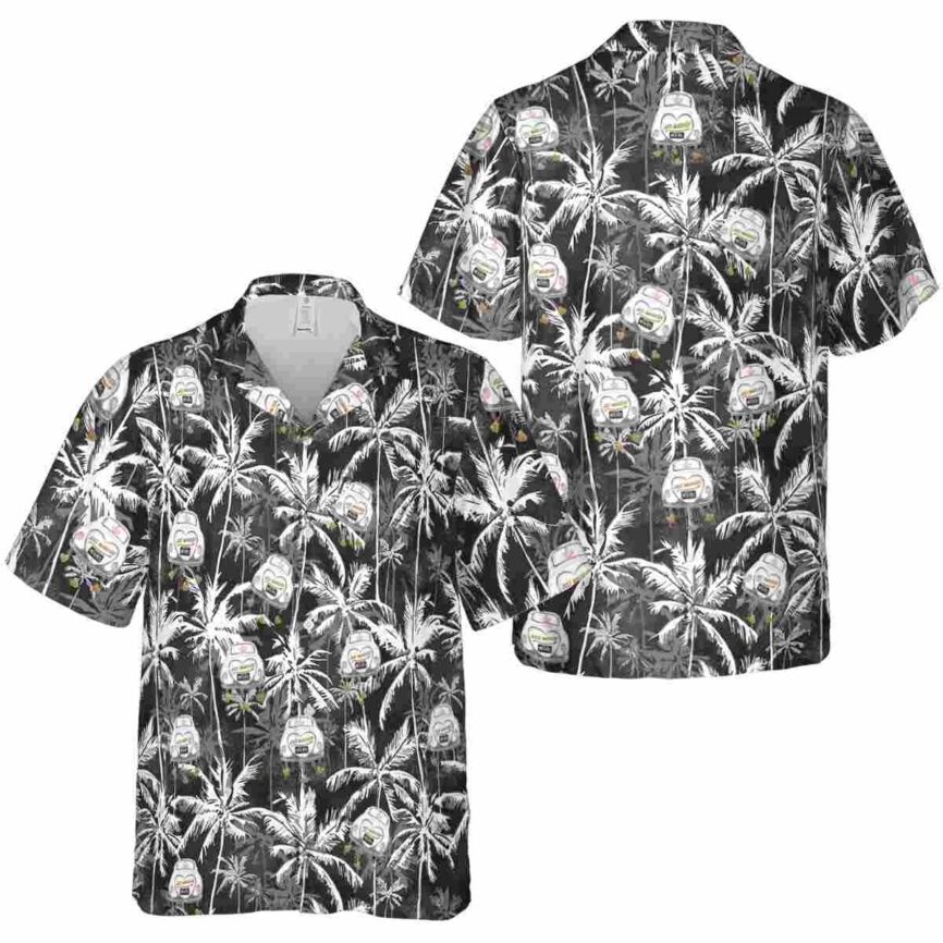 Wedding Palm Themed Hawaiian Shirt Premium grade