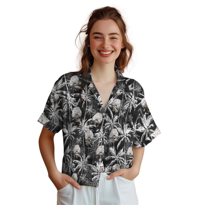 Wedding Palm Themed Hawaiian Shirt Top rated