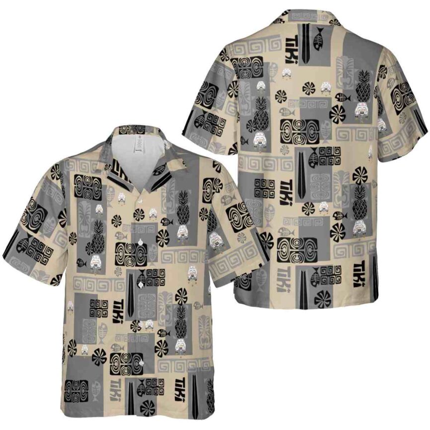 Wedding Tiki Motifs Hawaiian Shirt Premium grade