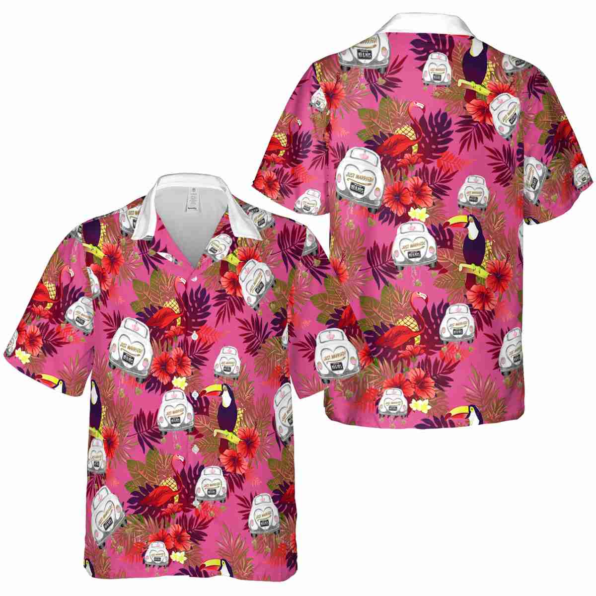 Wedding Tropical Bird Hawaiian Shirt Premium grade Wedding Tropical Bird Hawaiian Shirt Premium grade