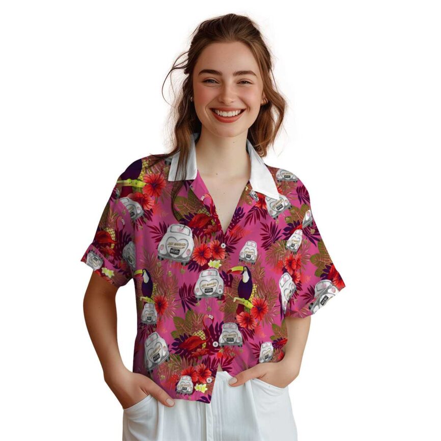 Wedding Tropical Bird Hawaiian Shirt Top rated