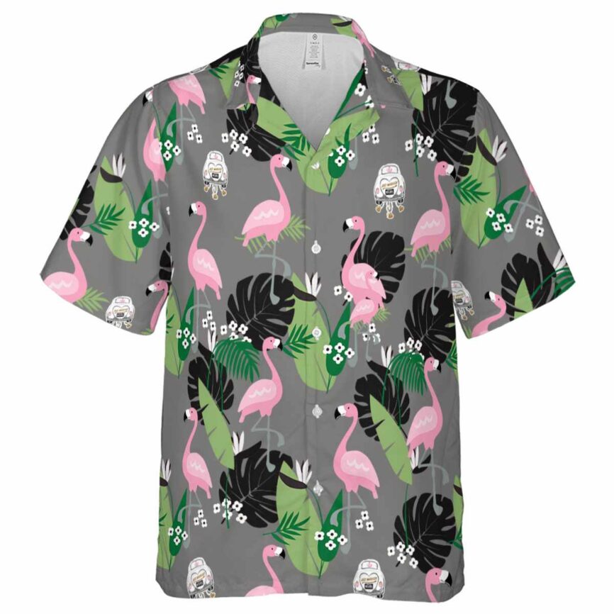 Wedding Tropical Flamingo Hawaiian Shirt Fashion forward