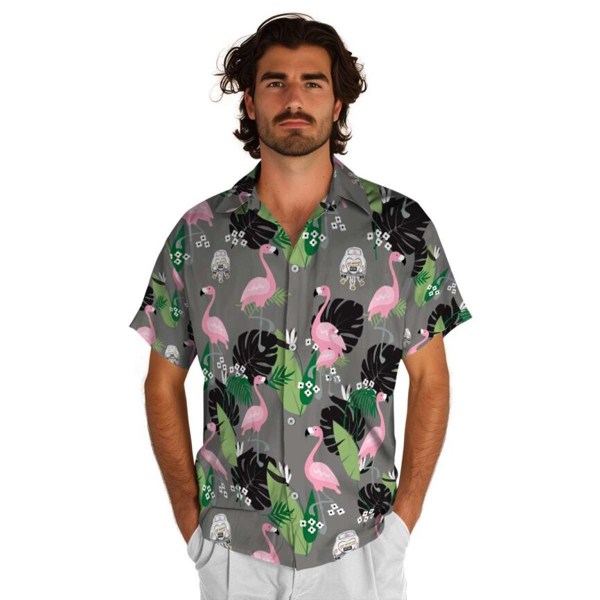 Wedding Tropical Flamingo Hawaiian Shirt New Arrival