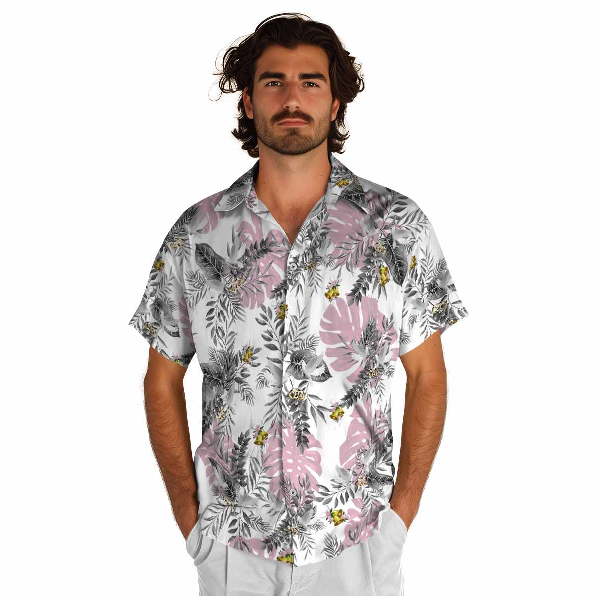 Wedding Tropical Fronds Hawaiian Shirt New Arrival Wedding Tropical Fronds Hawaiian Shirt New Arrival