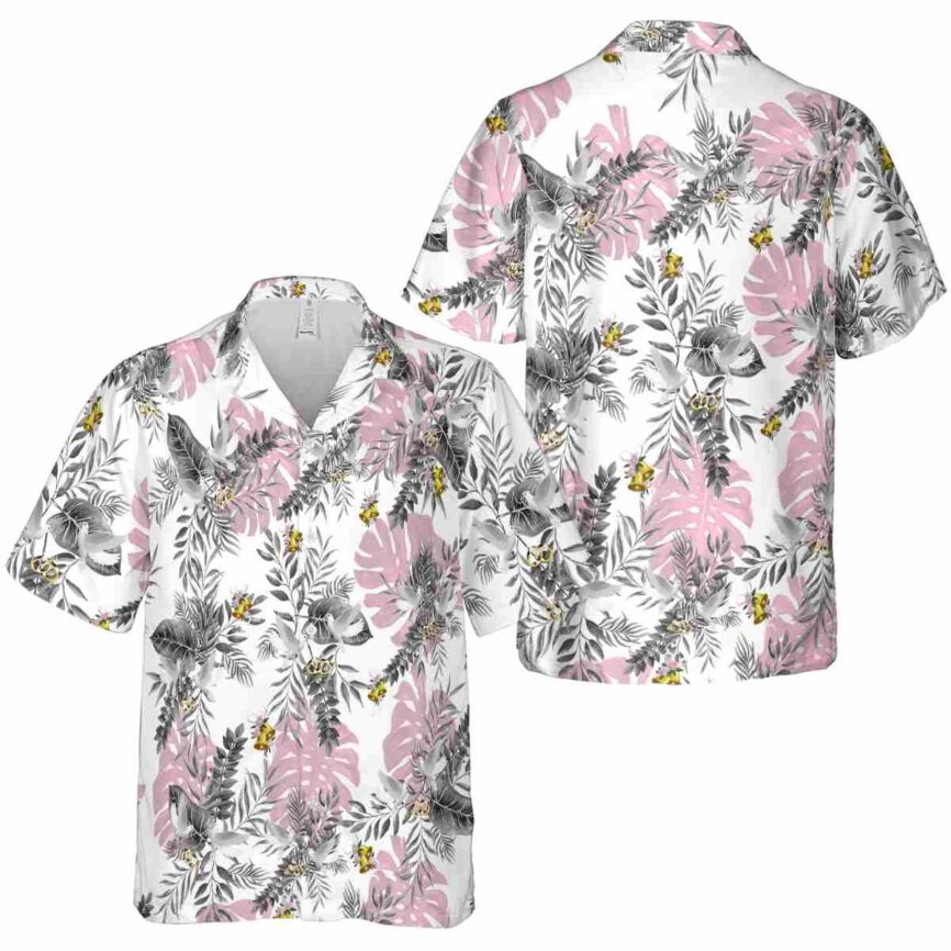 Wedding Tropical Fronds Hawaiian Shirt Premium grade
