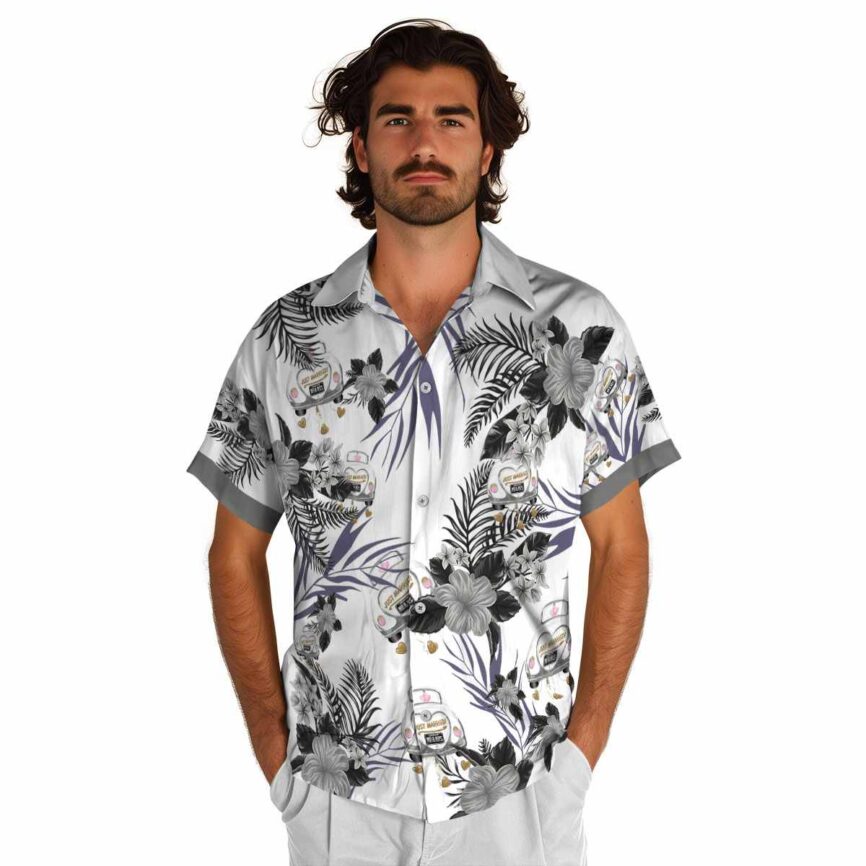 Wedding US Flag Floral Hawaiian Shirt New Arrival